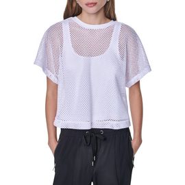 DKNY DKNY Dolman Sleeve Open Stitch Top