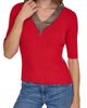 DKNY DKNY Embellished V-Neck Sweater - 1