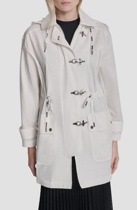 DKNY DKNY Fire Clasp Hooded Jacket