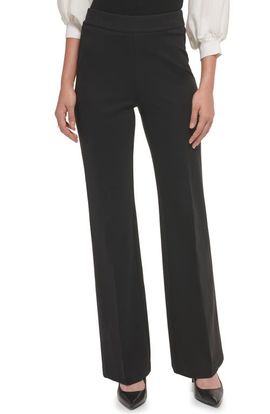 DKNY DKNY Flare Hem Ponte Pants