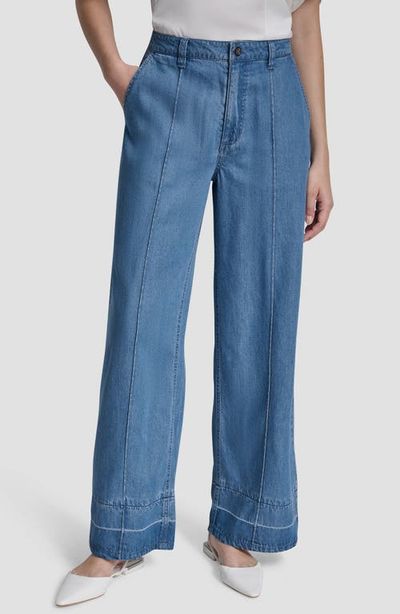 DKNY DKNY Front Seam Straight Leg Jeans