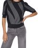 DKNY DKNY Metallic Colorblock Sweater - 1