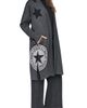 DKNY DKNY Metallic Oversize Open Front Cardigan - 3