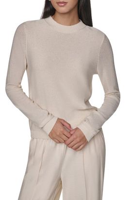 DKNY DKNY Micro Sequin Mock Neck Sweater