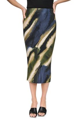 DKNY DKNY Mix Rib Midi Sweater Skirt