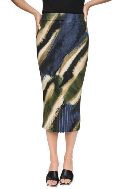 DKNY DKNY Mix Rib Midi Sweater Skirt