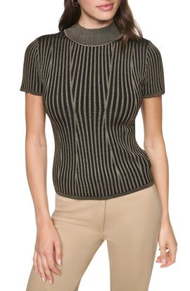 DKNY DKNY Mock Neck Knit Top