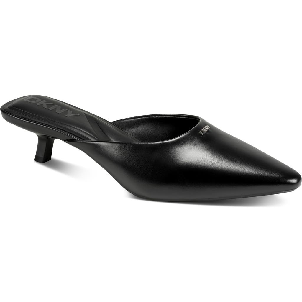 DKNY DKNY Nabil Pointed Toe Kitten Heel Mule