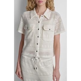 DKNY DKNY Open Stitch Button-Up Shirt
