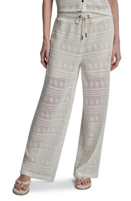 DKNY DKNY Open Stitch Drawstring Pants