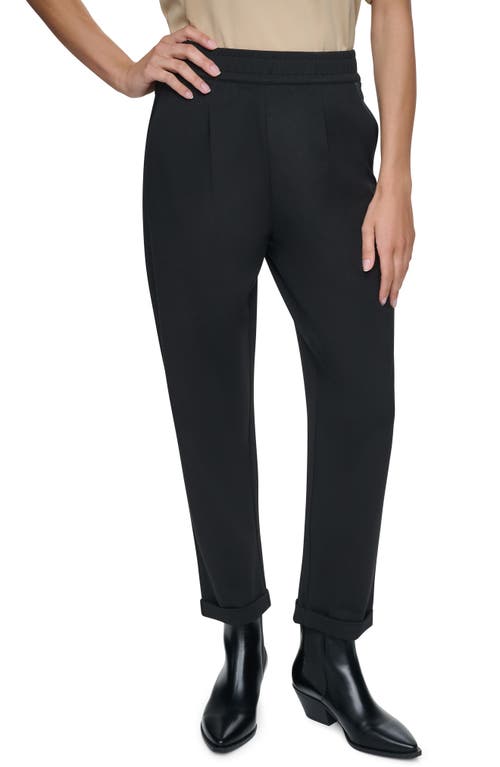 DKNY DKNY Pleated Cuffed Ponte Pants