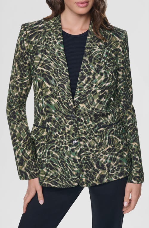 DKNY DKNY Print Sanded Twill Blazer