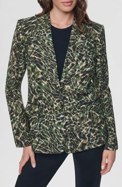 DKNY DKNY Print Sanded Twill Blazer