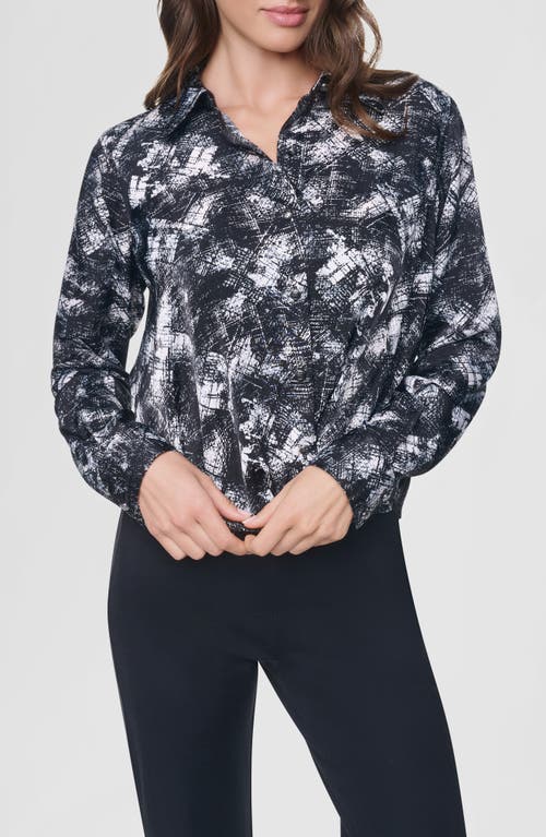 DKNY DKNY Print Twist Front Shirt