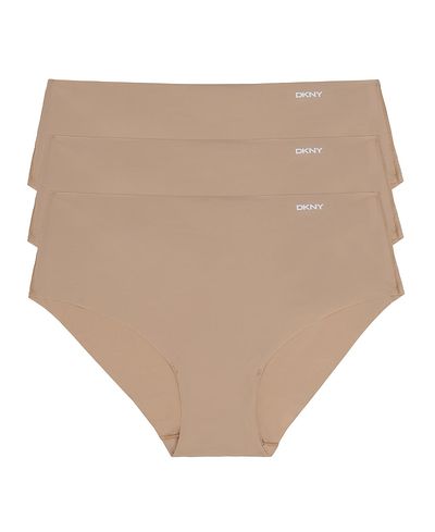 Dkny Dkny Seamless Litewear Cut Anywhere Hipster 3PK