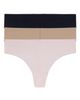 Dkny Dkny Seamless Litewear Cut Anywhere Thong 3PK - 2