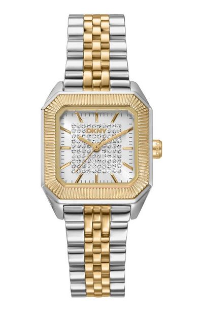 DKNY DKNY Signature Shape Tank Bracelet Watch, 27mm x 34mm