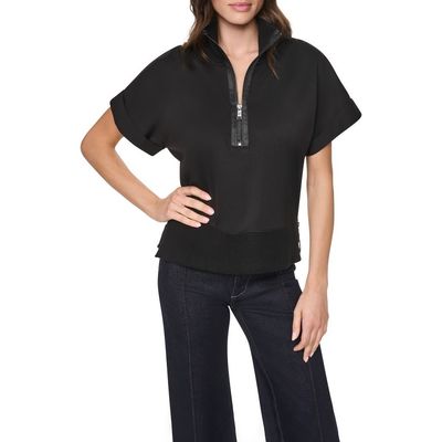 DKNY DKNY Soho Half Zip Ponte Pullover