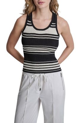 DKNY DKNY Stripe Sweater Tank