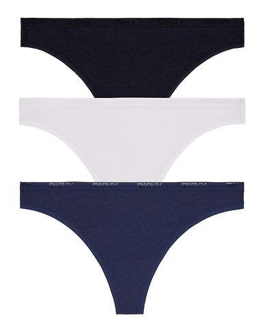 Dkny Dkny Table Top Cotton Thong 3PK