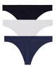 Dkny Dkny Table Top Cotton Thong 3PK - 2