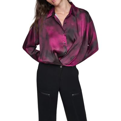 DKNY DKNY Twist Front Long Sleeve Shirt