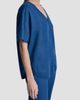 DKNY DKNY V-Neck Linen Top - 3