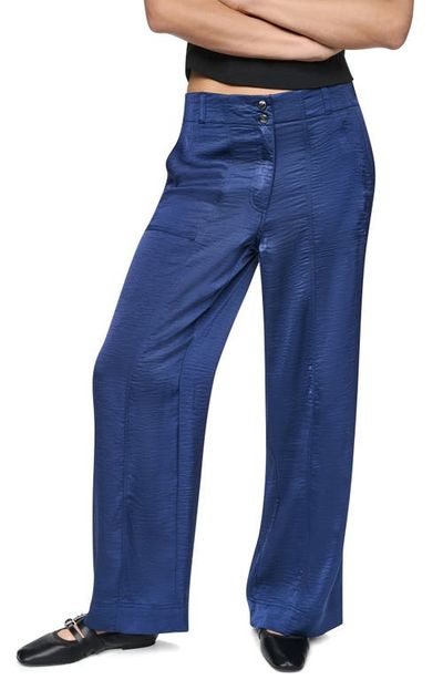 DKNY DKNY Wide Leg Glazed Pants