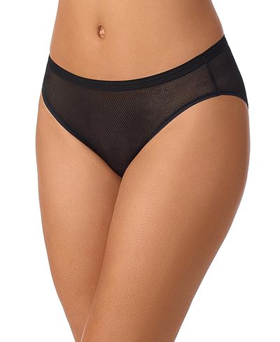 Dkny Dkny Women's Sheer Stripe Mesh Bikini Panty
