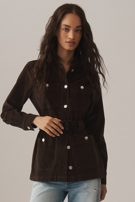DL1961 - Corduroy Belted Utility Jacket