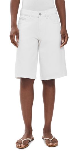 DL1961 DL1961 Abby Relaxed Denim Shorts White