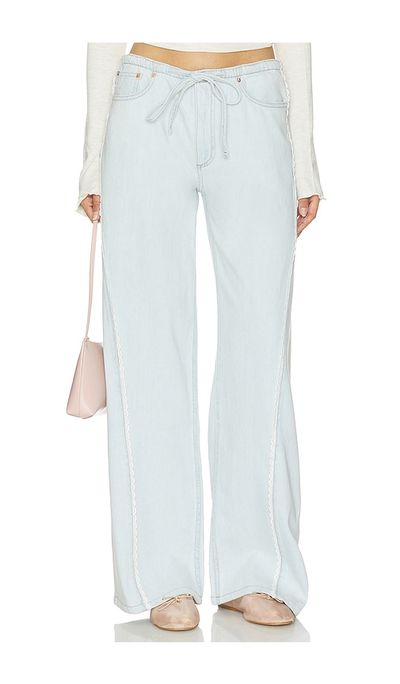 DL1961 DL1961 Aura Sienna Low Slung Relaxed Wide Leg Jeans
