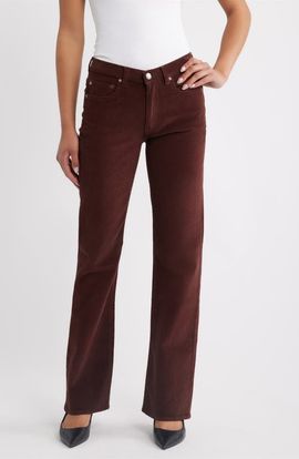 DL1961 DL1961 Bella Mid Rise Slim Bootcut Corduroy Jeans