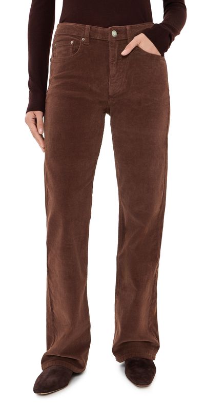 DL1961 DL1961 Bella Slim Boot Cut Corduroy Pants 32 Syrah Cord (Stretch Corduroy)