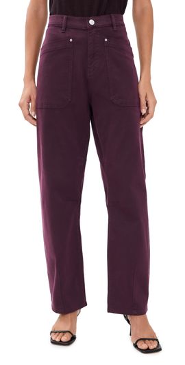 DL1961 DL1961 Bilie Easy Barrel Pants Viola (Dl Twill)