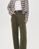 DL1961 DL1961 Bilie Easy Barrel Petite High Rise Ankle Pants Pine - 5
