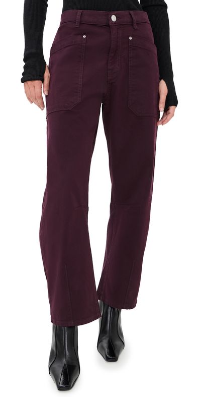 DL1961 DL1961 Bilie Easy Barrel Petite Pants Viola