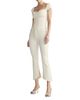 Dl1961 DL1961 Bridget Boot High Rise Instasculpt Crop Jeans in Crema Scalloped - 2
