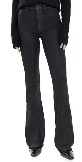 DL1961 DL1961 Bridget Boot Instasculpt Jeans Black Coated