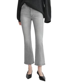 Dl1961 DL1961 Bridget Bootcut High-Rise Instasculpt Cropped Jeans in Light Smoke