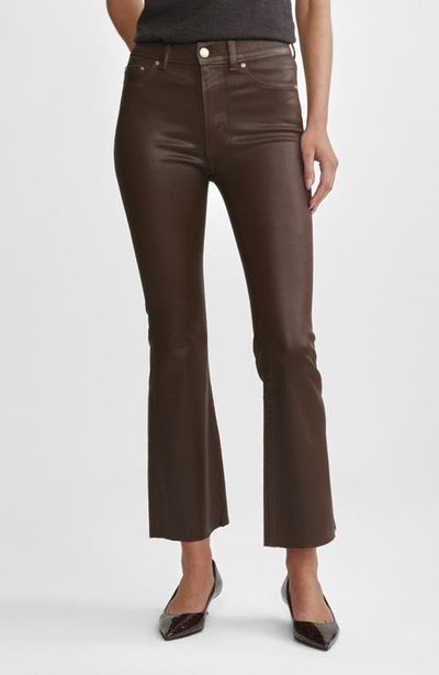 DL1961 DL1961 Bridget High Waist Coated Crop Bootcut Jeans