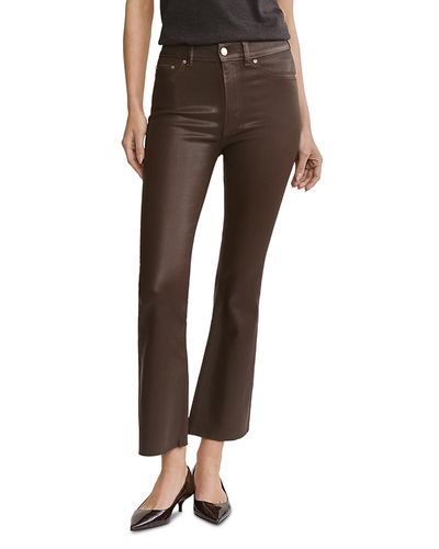 Dl1961 DL1961 Bridget Instasculpt High Rise Ankle Bootcut Jeans in Brownstone Coated