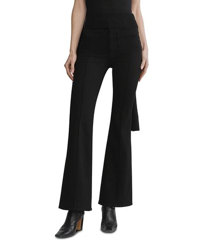 Dl1961 DL1961 Bridget Instasculpt High Rise Bootcut Jeans in Black Pintuck