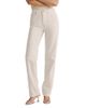 Dl1961 DL1961 Cate Classic High Rise Straight Highluxe Jeans in Eggshell - 1
