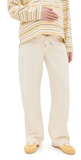 DL1961 DL1961 DL1961 x Bumpsuit DL Aura Taylor Relaxed Barrel Maternity Jeans Flax (DL Aura)