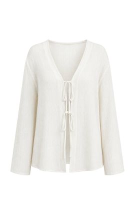 DL1961 DL1961 Faye Cotton Gauze Tie Shirt
