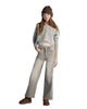 Dl1961 DL1961 Girls' Lily Wide Leg Cropped Ultimate Knit Jeans - 3