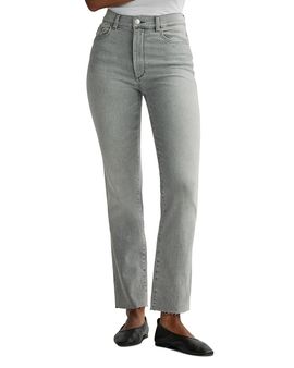 Dl1961 DL1961 Halle Straight High Rise Instasculpt Jeans in Light Smoke
