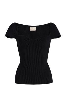 DL1961 DL1961 Heart Knit Instasculpt Rib Top