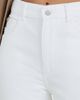 DL1961 DL1961 Hepburn Wide Leg High Rise Jeans White Distressed - 6